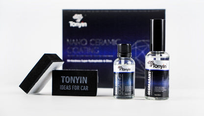 TONYIN Nano Ceramic Coating 9H Lackversiegelung Keramikversiegelung 30ml Set