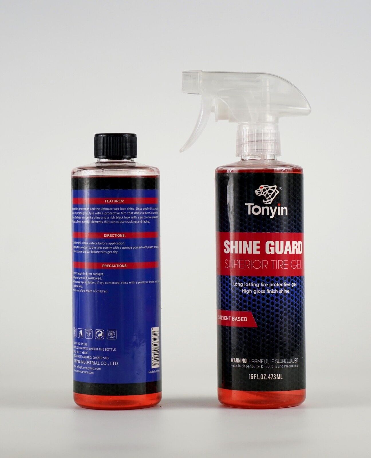 Tonyin Shine Guard 473ml/ High Gloss Reifenglanz,Reifenpflege Gel Silikonhaltig