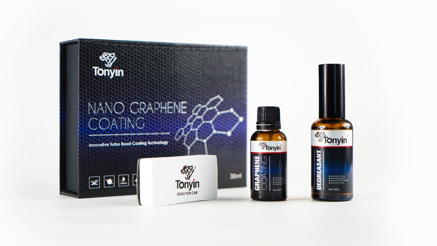 TONYIN Nano Graphene Coating 9H Lackversiegelung Keramikversiegelung 30ml Set