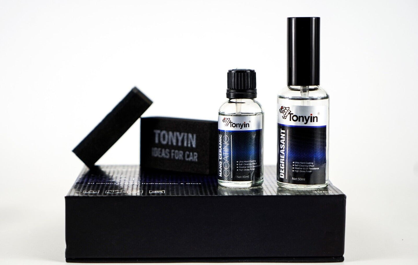 TONYIN Nano Ceramic Coating 9H Lackversiegelung Keramikversiegelung 30ml Set