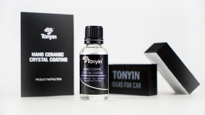 TONYIN Nano CeramicCoating Crystal 9H, Lackversiegelung Keramikversiegelung 30ml