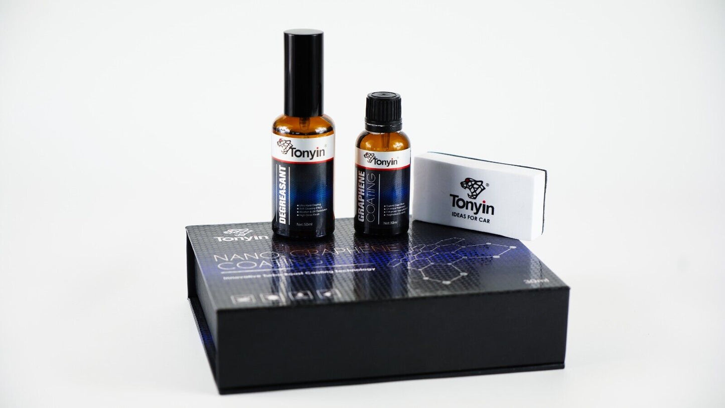 TONYIN Nano Graphene Coating 9H Lackversiegelung Keramikversiegelung 30ml Set