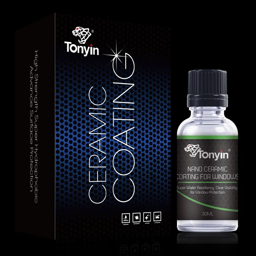 TONYIN Nano CeramicCoating Crystal 9H, Lackversiegelung Keramikversiegelung 30ml