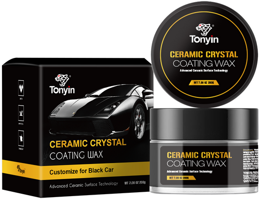 TONYIN CERAMIC CRYSTAL COATING BLACK WAX 200g/ AUTO PASTE WAX CARNAUBA NANO