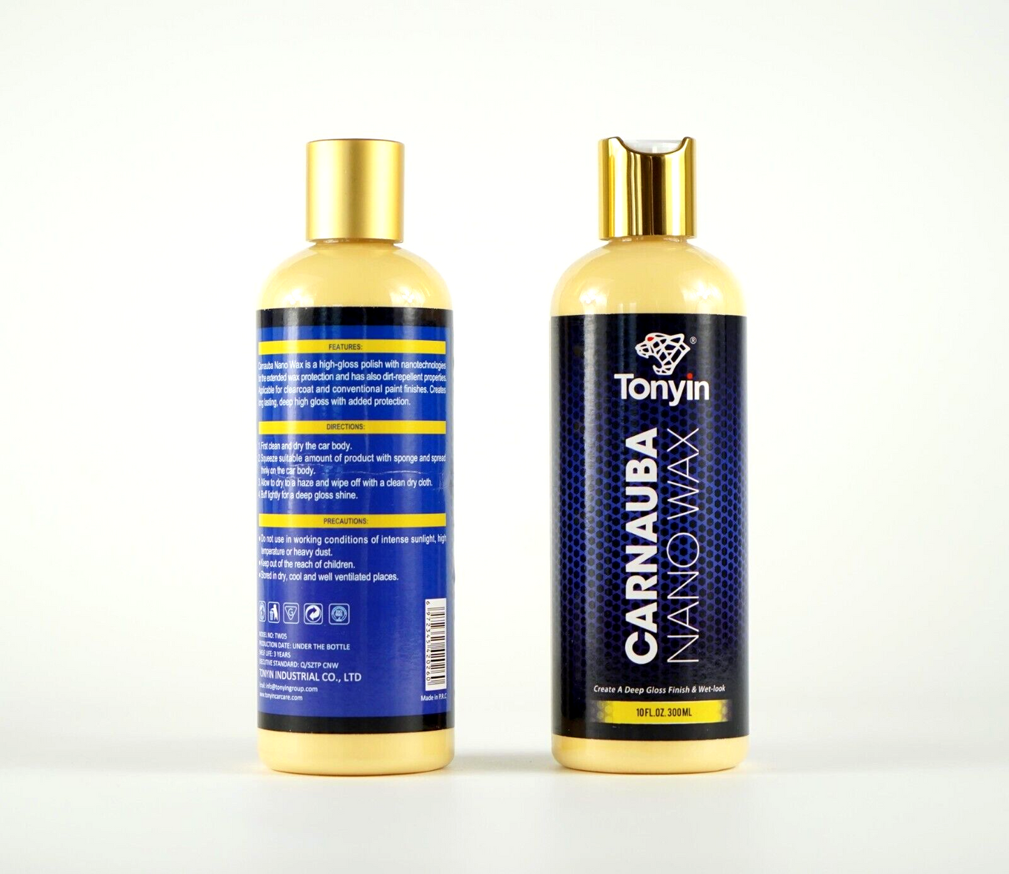 TONYIN Carnauba Nano Wax 300ml /Autowachs, Lackpflege Carnaubawachs Lackschutz